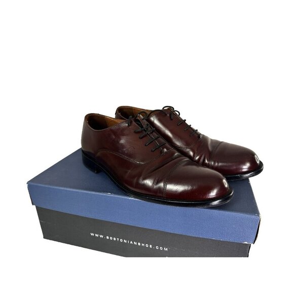Bostonian Mens 10 M Oxford Dress Shoe Omaha Brown Business Office Heritage Boxed - Picture 3 of 14